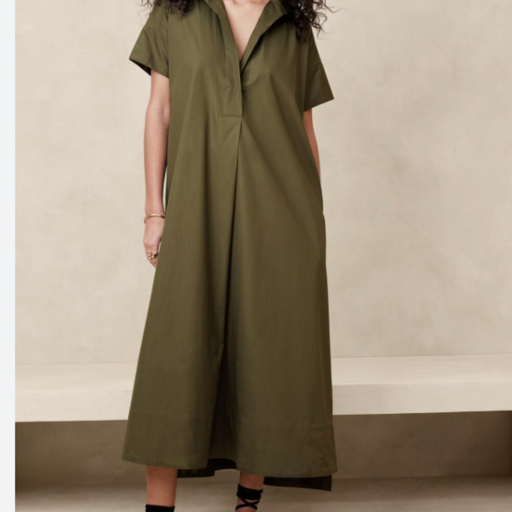 Banana Republic Cruz Poplin dress - NEW never worn - XXS/XS petite